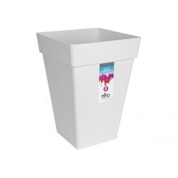elho loft urban vierkant hoog 30 wit - afbeelding 1
