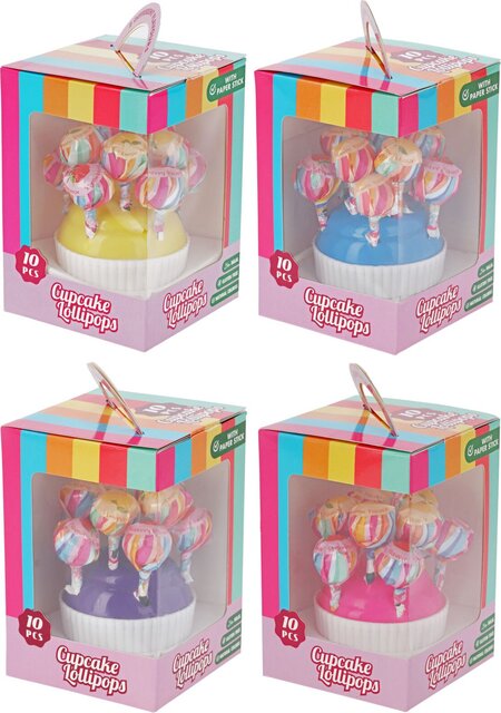 Lollipop cupcake