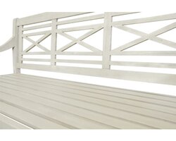 Louis 3-seater bench greywash FSC 100% - afbeelding 4