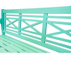 Louis 3-seater bench turquoise FSC 100% - afbeelding 3