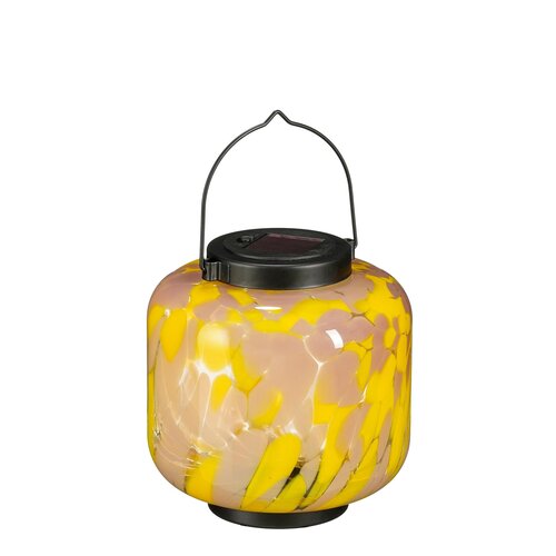 Luca Lantaarn solar ld ip44 d16.5h18.5cm ww
