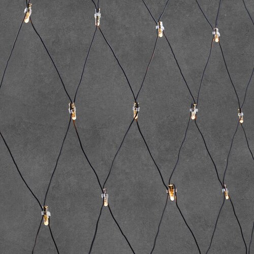 Luca Lighting Connect 24 net gordijn klassiek wit 140L extra - l200xb200cm