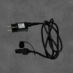 Luca Lighting Connect 24 transformer zwart IP44 - l160cm