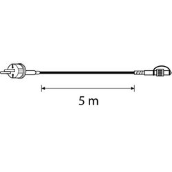 Luca Lighting connect xp startkabel 5m zwart - afbeelding 3