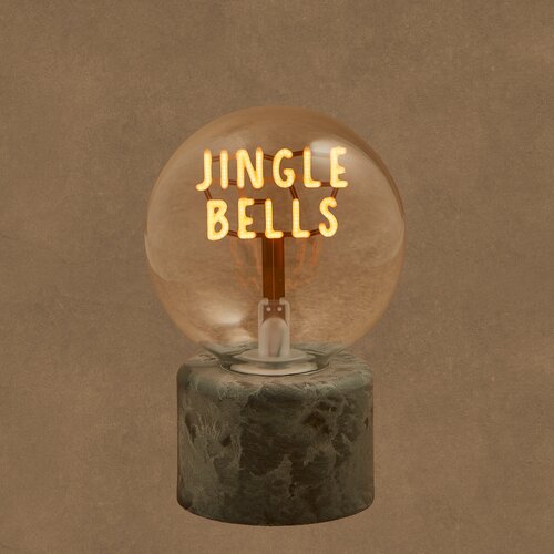 Luca Lighting Tafellamp led geel JINGLE BELLS oplaadbare batterij USB - h14,5xd9,5cm