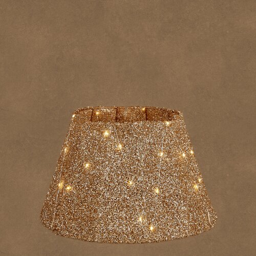 Luca Lighting Treeskirt led champagne 35L battery operated en timer - h30xd50cm