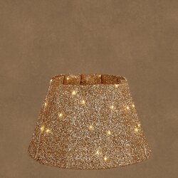 Luca Lighting Treeskirt led champagne 35L battery operated en timer - h30xd50cm