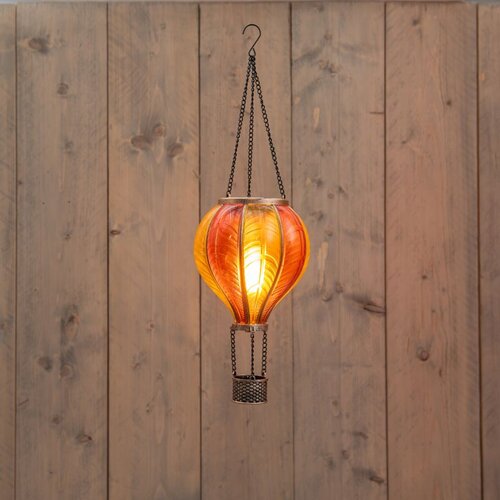 Luchballon solar 45x14cm geel/ornje