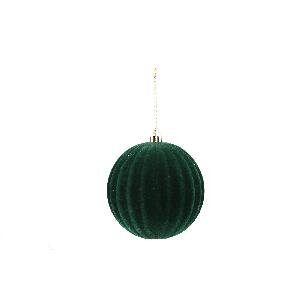 PTMD Lumi Dark Green PP round flocking ball ribbed L