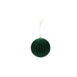PTMD Lumi Dark Green PP round flocking ball ribbed M