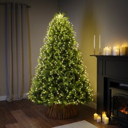 Lumineo bunch flashing draadverlichting 672 led-210 cm klassiek warm-warm wit-goud - afbeelding 6