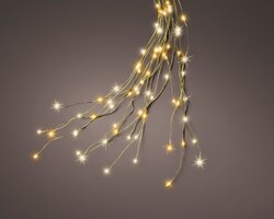 Lumineo bunch flashing draadverlichting 672 led-210 cm klassiek warm-warm wit-goud - afbeelding 2