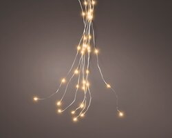 Lumineo bunch draadverlichting 640 led-190 cm klassiek warm-zilver - afbeelding 2