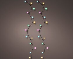 Lumineo cherry verlichting 240 led-18m multi color-zwart - afbeelding 2