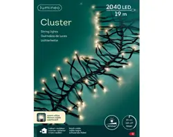 Lumineo Cluster led l1700cm-2040l zwart/warm wit - afbeelding 1