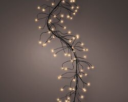 Lumineo Cluster twinkel strengverlichting 480 led-3 m klassiek warm-zwart - afbeelding 2