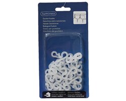 Lumineo dakgoothaakjes voor kerst- en feestverlichting 24x wit