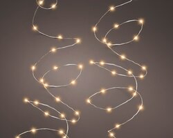 Lumineo draadverlichting zilver 180 led-9 m klassiek warm - afbeelding 2