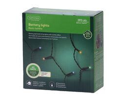 Lumineo durawise basic twinkel verlichting 192 led-14,3 m multi collor-zwart - afbeelding 1