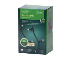 Lumineo durawise basic twinkel verlichting 96 led-7,1 m warm wit-zwart - afbeelding 1