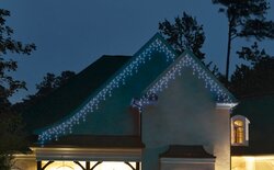 Lumineo Icicle twinkel 259 led-11 m koel wit-wit - afbeelding 3