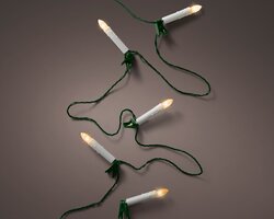 Lumineo kaarsverlichting led 16 stuks-6 m klassiek warm-groen