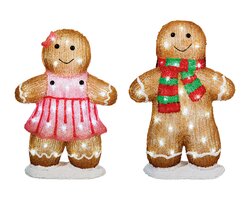 Lumineo LED beeldjes acryl boy - girl steady buiten 2ass - afbeelding 3