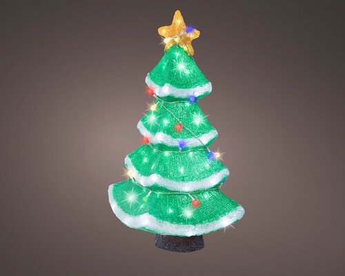 Lumineo LED boom acryl steady buiten L.37cm x W.37cm x H.56cm - afbeelding 1