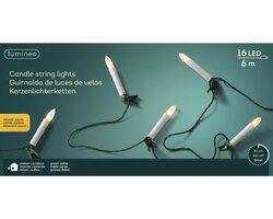 Lumineo LED candle lights steady buiten - afbeelding 2