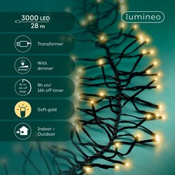 Lumineo LED cluster lights steady buiten - afbeelding 3