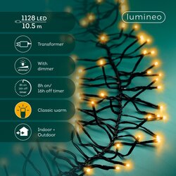 Lumineo LED cluster lights steady buiten - afbeelding 3