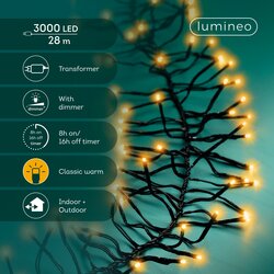 Lumineo LED cluster lights steady buiten - afbeelding 3