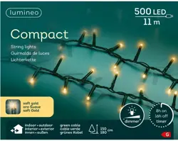 Lumineo Led compact 1100cm-500l groen/soft gold - afbeelding 1