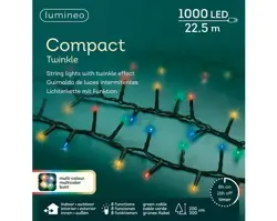 Lumineo Led compact twinkle l2250cm-1000l groen/multi - afbeelding 1