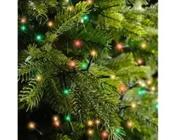 Lumineo Led compact twinkle l2250cm-1000l groen/rood/groen/klassiek warm - afbeelding 3