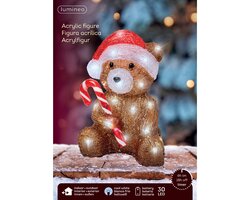 Lumineo LED dier acryl steady buiten 4ass - afbeelding 2