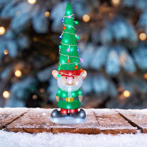 Lumineo LED elf acryl steady buiten L.19cm x W.12.5cm x H.60cm - afbeelding 1