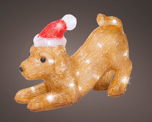 Lumineo LED hond acryl steady buiten L.12cm x W.29cm x H.20cm - afbeelding 1