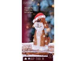 Lumineo LED hond acryl steady buiten L.16cm x W.17cm x H.30cm - afbeelding 2