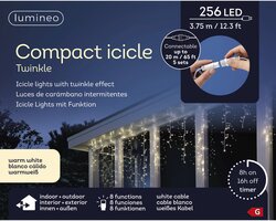 Lumineo LED icicle compact 8 functie twinkel effect buiten - afbeelding 2
