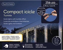 Lumineo LED icicle compact 8 functie twinkel effect buiten - afbeelding 2