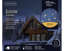 Lumineo LED icicle lights 8 functie twinkel effect buiten - afbeelding 2