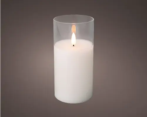 Lumineo LED kaars glas BO binnen - afbeelding 1