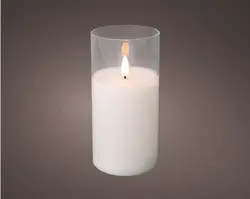 Lumineo LED kaars glas BO binnen - afbeelding 1