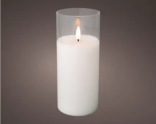 Lumineo LED kaars glas BO binnen - afbeelding 1