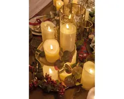 Lumineo LED kaars glas BO binnen - afbeelding 2
