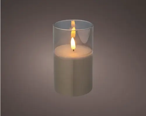 Lumineo LED kaars glas BO binnen - afbeelding 1