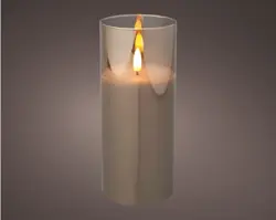 Lumineo LED kaars glas BO binnen - afbeelding 1