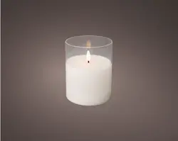Lumineo LED kaars glas BO binnen - afbeelding 1