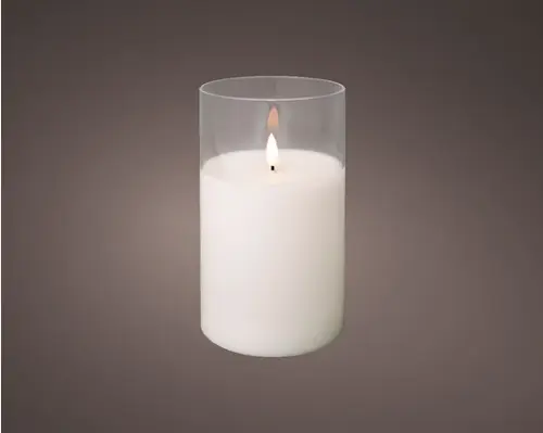 Lumineo LED kaars glas BO binnen - afbeelding 1